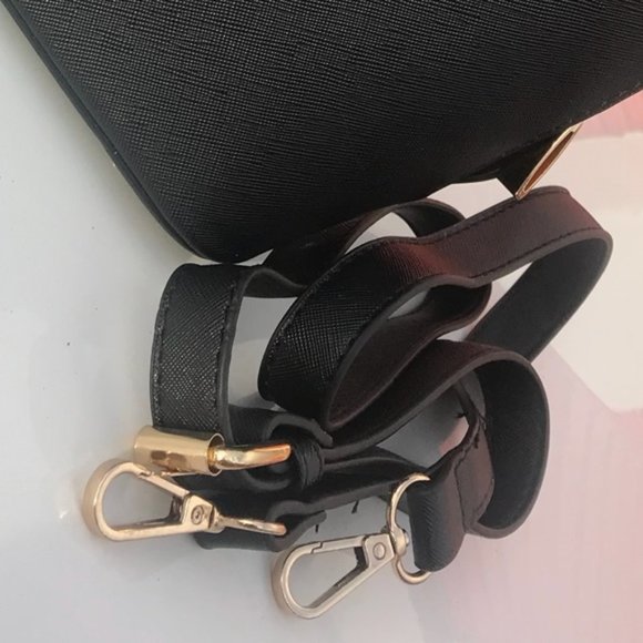 Black Drs. Satchel w/ Crossbody Adjustable Strap - Picture 8 of 8